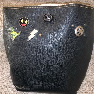Coach 1941 turnlock duffle customized